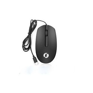 IGLOO MOUSE USB CABLATO TYPE-C BLACK